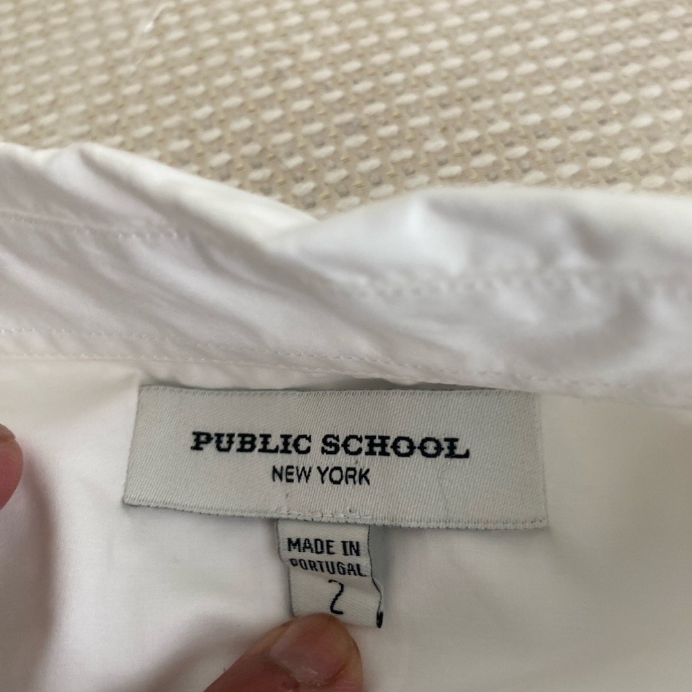 Public School White Pleated Mini Dress in Mint Condition! - Picture 10 of 10
